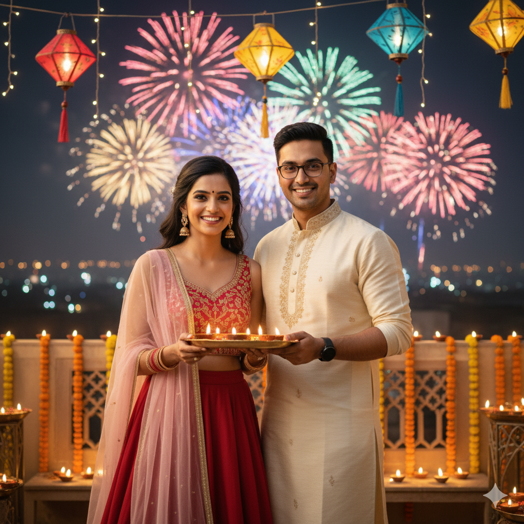 Cinematic Diwali Night