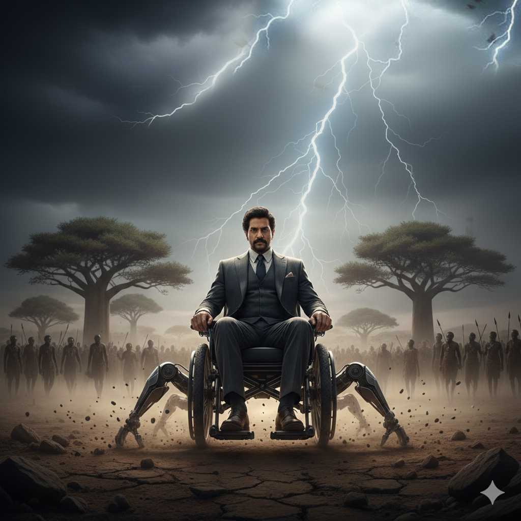 SSR Varanasi movie  Khuma villain image prompt