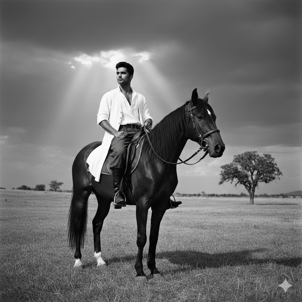 Cinematic Portrait of a Horseman