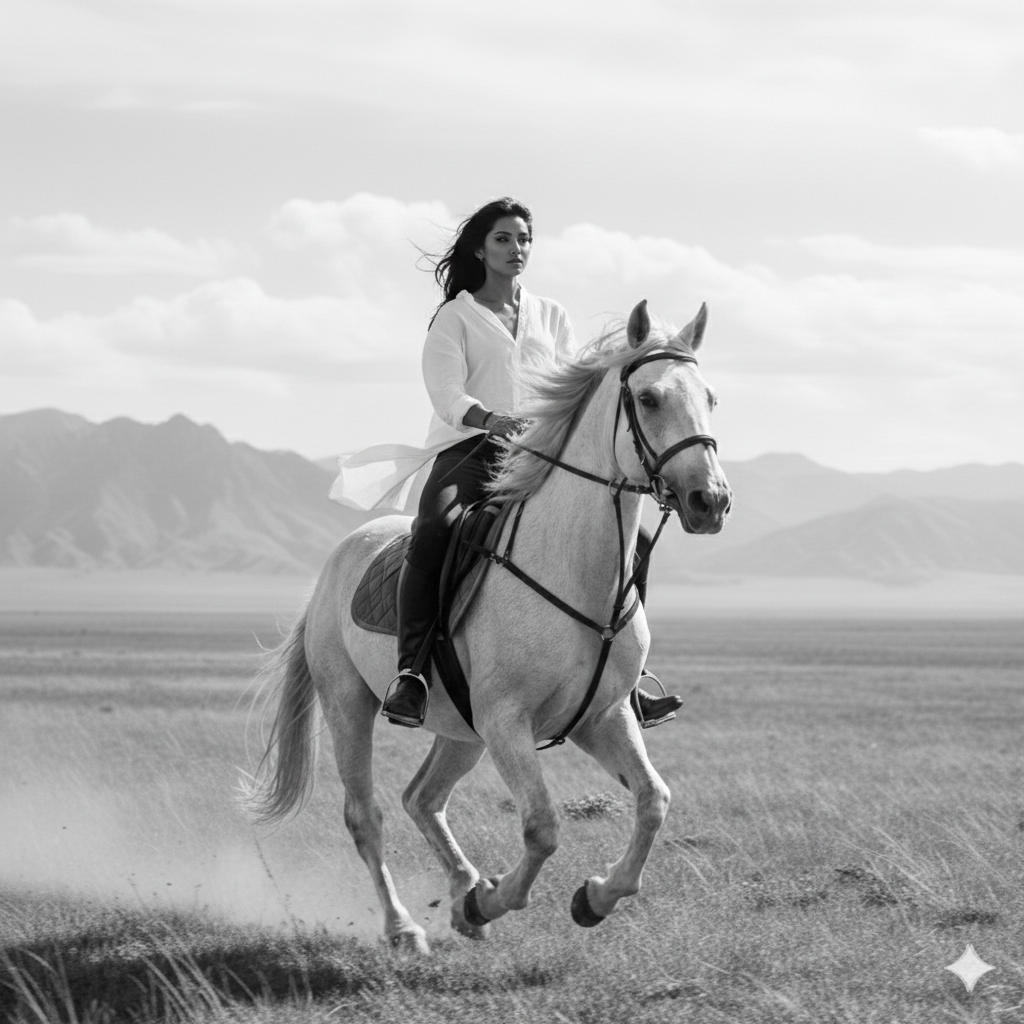 Ethereal Gallop Across the Plains Prompt